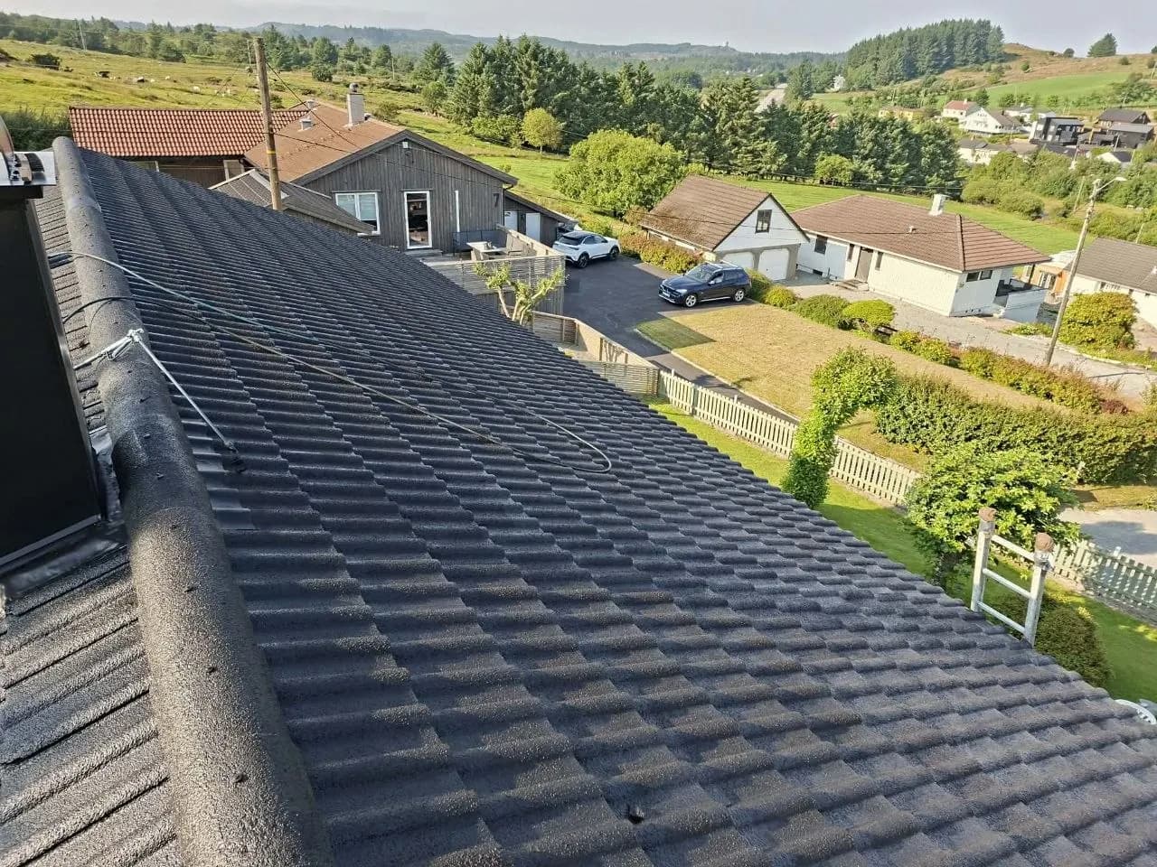 Jeven, beskyttet overflate etter maling